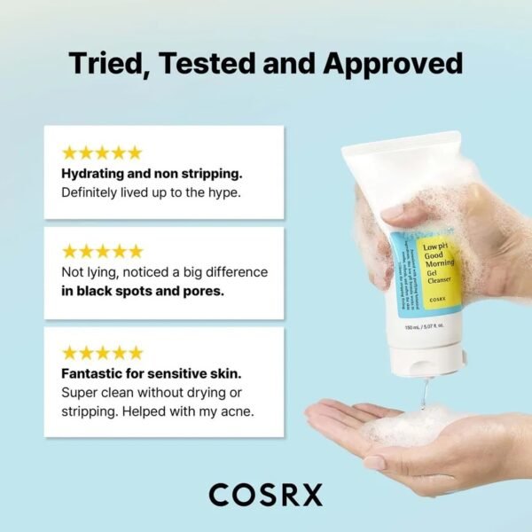 cosrx low ph good morning gel cleanser 150 ml