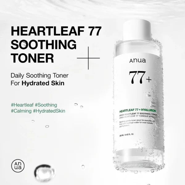 anua heartleaf 77% soothing toner