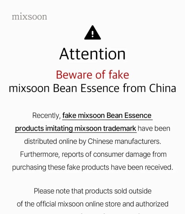 mixsoon bean essence 50ml